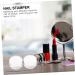 Ipetboom Silicone Nail Stamper Replacement 6pcs Nail Art Silicone Stamp Single Silica Gel Seal Silicone Stamper Replacement 2.30X2.30X1.20CM Transparent Color - Buy Online on GoSupps.com