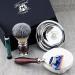 5 Piece Men's Shaving Kit | Synthetic Badger Hair Brush Razor Soap & Bowl - Perfect Grooming Set for Every Man - Buy Online on GoSupps.com
