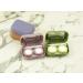 Infeksiya Mini-Square Contact Lens Container with Mirror - Blue Eye Lens Box for Women - Buy Online on GoSupps.com