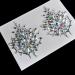 Rhinestone Chest Sticker Temporary Tattoo - Festival Glitter Body Gems - 3 Sets - Buy Online on GoSupps.com