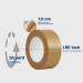 Lichamp Brown Packing Tape Kraft Paper Tape Brown Gummed Tape for Packing Boxes Shipping Cardboard and Carton Sealing 6 Rolls x 2 inch x 55 Yard x 7 mil B206BN - Buy Online on GoSupps.com