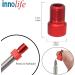 Innolife Aluminum Presta to Schrader Converter Car Valve Adapter - Bike Tube Pump Air Compressor Tool - Buy Online on GoSupps.com