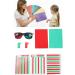 Semme Eye Training Cards for Myopia Strabismus & Amblyopia | Red-Green Glasses Included - International Shipping - Buy Online on GoSupps.com