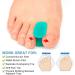 Silicone Gel Toe Separator & Bunion Corrector for Overlapping Toes - Big Toe Alignment Spacer for Hammer Toes - Buy Online on GoSupps.com