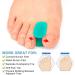 Silicone Toe Separator for Correcting Hammer Toe and Bunions - Men and Women Yoga Toe Spacers - Buy Online on GoSupps.com