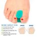 Soft Silicone Toe Separator Spacers for Bunions - Men and Women - Skin Friendly - Correct Overlapping Toes - Sports Activities - Buy Online on GoSupps.com