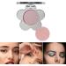Matte Eyeshadow Singles Highly Pigmented Eye Makeup Eyeshadow Makeup Highlighter Matte Flower Shape Eye Shadow Long Lasting Wear Glitter Primer Palette 102 - Buy Online on GoSupps.com