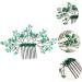 MAGICLULU Green Branches and Leaves Hair Comb Crystal Leaf Hair Comb Wedding Crystal Hair Decor Crystal Leaf Headdress Bride Hair Accessories Crystal Comb Hair Decor Wedding Hair Accessories - Buy Online on GoSupps.com