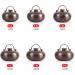 Buy Copper Hot Water Bottle for Kids & Adults | Safe Heating Tool for Therapy | NKJ1323 - 18cm 1.5mm Thickness - Buy Online on GoSupps.com