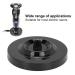 Universal Electric Shaver Charging Stand for Men's Shavers - Round Shape Black | Ideal for International Shipping - Buy Online on GoSupps.com