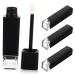 4 pi ces Tubes de Gloss Transparents Rechargeables pour et Cosm tiques Petits Flacons Voyage et tanches