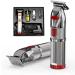 Professional Cordless Hair Trimmer | Full Metal Hair Clipper | M6 Red UK Plug - Hair Care & Styling - Buy Online on GoSupps.com