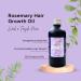 Rosemary Juice - Ultimate Hair Growth Hair Oil - Made with 100% Natural Oils - Plastic Free - Handmade in the UK - 100ml - Buy Online on GoSupps.com
