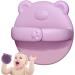 Scalp Massage Shampoo Brush for Kids | Soft Silicone Cartoon Brush for Gentle Scalp Care | Purple Design for Girls - Buy Online on GoSupps.com