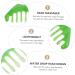 Fomiyes 2-Stroke Massage Comb & 8-Teeth Gua Sha Tool | Jade Scraping Massage Device for Enhanced Circulation - Ships Internationally - Buy Online on GoSupps.com