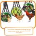NOLITOY 2pcs String Chicken Feeding Black Hooks for Hanging Foraging Tool Chicken to Feed Tool Belt Nylon - Buy Online on GoSupps.com
