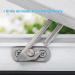 TSHAOUN 2 PCS Window Restrictors Locks Child Safety Locks for Windows Window Restrictor Hook Child Lock Restrictor Safety Catch Right Handed and Left Handed with Screws (2 Silver) - Buy Online on GoSupps.com