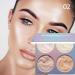 Shimmer Highlighter Palette - White Pink Champagne Gold Hilight Makeup Powder | Face Glitter Primer for Makeup - 4 Colors - 1 Count - Buy Online on GoSupps.com