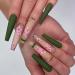 dijiusidy Artificial Nails Nail Wearable Fashion Adjustable Fingernails Manicure Beauty Accessories Ballerina Party Leisure - Buy Online on GoSupps.com