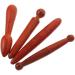 Minkissy 4 pieces acupuncture rod Feet Massage device Foot massager Hand massager Face massage device Reflexion zone massage socks wooden fountains wooden roller massager for
