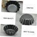 PRETYZOOM Flan Tart Pan 36 Pcs Cake Mold Non Stick Egg Tart Mold Wrought Iron Iron Bake Mold - Buy Online on GoSupps.com