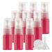 TIANZD 12 Pieces 10ml 0.3 oz Lightproof Red Spray Bottles Plastic Fine Mist Spray Bottles Refillable Bottle for Cosmetic Perfume Cleaning Travel with 1x Funnels Red 10ml