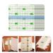 LALAFINA 100pcs Makeup Hand Palette - Disposable Adhesive Cosmetic Palettes & Brush Cleaner | 8x8cm Cat Design - Buy Online on GoSupps.com