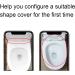 Toilet Seat White Quick Release Soft Close Toilet Seat 04B (Width 36 Length 41-48) PP Material Bathrooms Square Toilet Seat Cover Use Simple Top Fixing Little Surprise - Buy Online on GoSupps.com