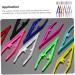 FRCOLOR 120-Piece Eyebrow Tweezers Kit - Plastic Eyebrow Tools & Clips for Women | Perfect Eyelash Tweezing Solutions - Buy Online on GoSupps.com