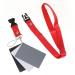 18% Grey White Balance Card Set RLECS 3PCS Custom Calibration Camera Checker Cards with Lanyard Strap for Video, DSLR and Film Grey, Black, White 3.35 x 2.2 inches