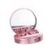 SOLUSTRE 1 Set Starry Sky Glasses Case Mirror Film Travel PP Lens Cover Eyes Pink 7.5X7.5CM