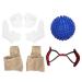Hallux Valgus Corrector Set | Toe Separator Correction Pad with Massaging Ball - 5PCS Foot Care Tool - Buy Online on GoSupps.com