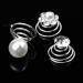 Jiebor 96Pcs Spiral Hair Pins Rhjsonestone Pearl Hair Clips for Prom Wedding Women - Bridal Coil Twist with Crystal Jewelry - Christmas Gift - Buy Online on GoSupps.com