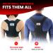 Comfortable Posture Support & Back Corrector Brace Pain Relief for Shoulders Chest Lumbar & Spine Fully Adjustable Unisex Design All-Day Breathable Wear - Buy Online on GoSupps.com