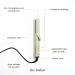 Loulou 2-in-1 Airflow Hair Straightener & Curler | Titanium Plates | Adjustable Heat 330 F-450 F | Cool Shot & 360 Swivel | International Dual Voltage (Sage - Buy Online on GoSupps.com