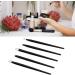 Makeup Brush Set Portable Handle 5 Pieces Silicone Brushes for Eye Shadow Lip Eyebrows Eyeliner Easy Applying Lightweight and Compact - Buy Online on GoSupps.com