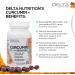 Delta Nutrition Curcumin+ with NovaSOL Liquid Micelle Technology - Superior Bioavailability - 60mg/Serving - Buy Online on GoSupps.com
