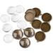 1 Transparent Glass Dome Tiles - 60 Pieces Clear Round Gems for Christmas Decor & Jewelry Making - Buy Online on GoSupps.com