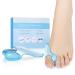 Pumoes Toes Bunion Cushion Bunion Corrector Big Toe Separator Pain Relief Bunion Pads Guards Gel Shields Non-Surgical Hallux Valgus Correction Toe Spacer Straighteners for Men Women Blue