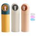 3 pieces of toothbrushes children toothbrush cup children toothbrushes case for young girls at home school wandering camping travel toothbrush. Multi -colored portable 6