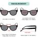 Stylish Eyekeper Bifocal Glasses for Women | Tinted Gray Turtle +3.00 | Ideal for Reading Under the Sun - Buy Online on GoSupps.com