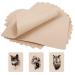 Yuelong 15Pcs Blank Tattoo Skin Practice Rubber Pads 8X6"Double Sides Fake Skin Microblading Eyebrow Tattoo Practice Skin for Tattooing