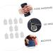 10pcs Heat Transfer Printed Bottle Covers - Travel Keychain Holders for Shampoo, Perfume & Gel - Buy Online on GoSupps.com
