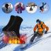 Shop Heated Socks - Thermal & Magnetic Foot Warmers for Winter | 2 Pairs - White & Red - Buy Online on GoSupps.com