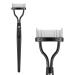 Eyelash Comb Eyebrow Brush DUcare Eyelash Separator Mascara Applicator Eyelash Definer with Comb Cover Arc Designed Cosmetic Brushes Tool Black Folding