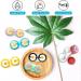 Cosysparks 6-Pack Daisy Travel Contact Lens Containers - Portable Mini Lens Box for Home & On-the-Go - Buy Online on GoSupps.com