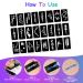 10Pcs AOMIG Temporary Tattoo Pen Kit with 24 Stencils - Shimmery Glitter Body Markers for Kids Party Dress Up - Buy Online on GoSupps.com