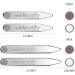 Wurkin Stiffs Magnetic Collar Stays - 2 Pairs (2 & 2.5) with Storage Pouch | TSA Friendly International Shipping - Buy Online on GoSupps.com