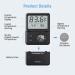 PAIZOO 5S Touch Screen Aquarium Thermometer - Accurate Temperature Sensor for Fish Tanks - Energy-Saving Display - Stick-on Glass Container Thermometer - Black - Buy Online on GoSupps.com