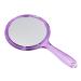 OIGUMR Large Double Sided Handheld Mirror 1X/2X Handheld Mirror Cute Handheld Mirror 5.8" x 10.6" Purple Large 1Pcs Purple